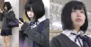 JC最恐痴漢♥パンツから大量のお漏らし♥制服色白美少女♥