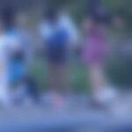 河原で堂々着替える●Cちゃんたち①